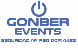 Logo Gonber Events color azul